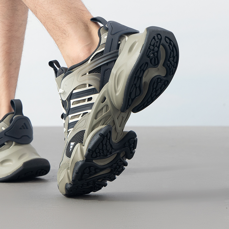 adidas2025新款复古休闲运动鞋厚底跑步鞋男女同款潮流JR8078