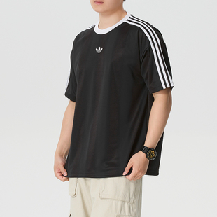adidas阿迪达斯三叶草短袖男T恤2026夏季新款透气运动服KD5830
