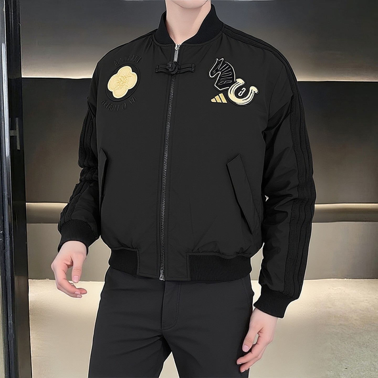 阿迪达斯男装棒球服棉服保暖飞行员夹克外套26春新款运动服KQ5093,运动服/休闲服装,运动茄克/外套,淘宝优惠券,粉丝福利购,淘宝优惠卷