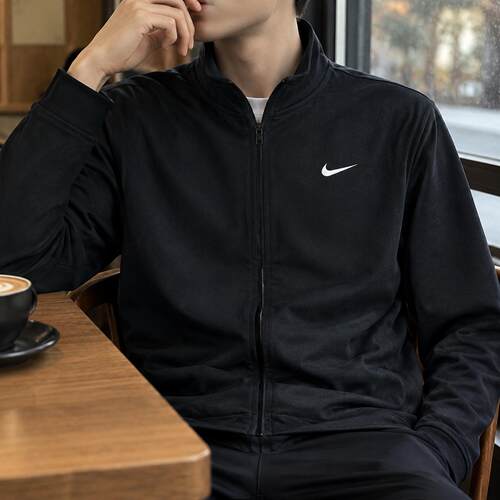 耐克运动服男装2026春秋针织夹克专业训练舒适透气休闲上衣外套