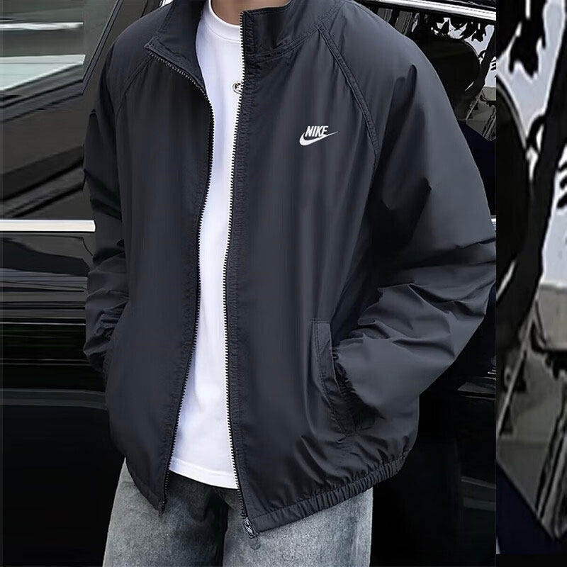 NIKE耐克官方立领梭织夹克男装正品2026春新款防风运动外套HV1140,运动服/休闲服装,运动茄克/外套,淘宝优惠券,粉丝福利购,淘宝优惠卷