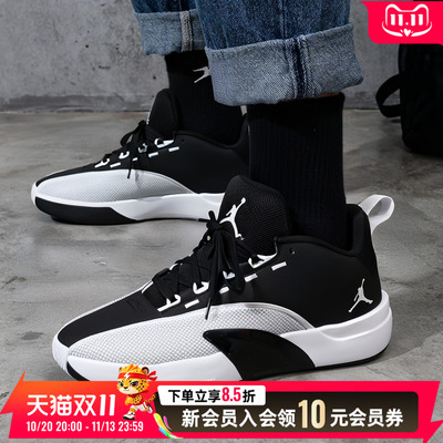 耐克AJ篮球鞋男鞋26秋季新款JORDAN皮面缓震运动训练鞋IQ6583-001