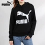 PUMA 彪马 女 2019 mùa thu mới chạy thể thao áo sơ mi có mũ trùm đầu giản dị 595915 - Thể thao lông cừu / jumper áo thun nam tay dài