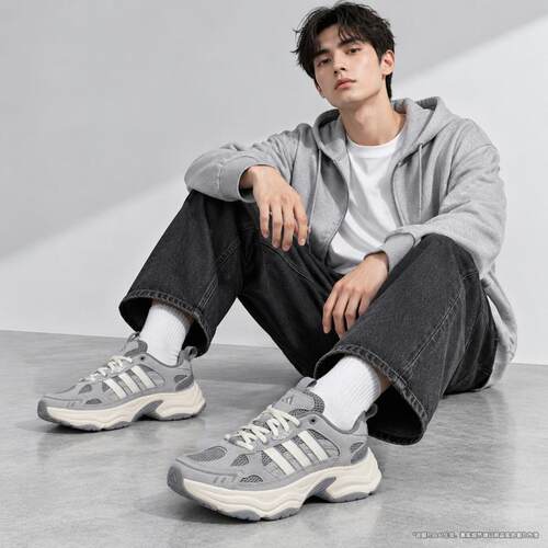 阿迪达斯adidasxlg fin pulse suede运动鞋时尚潮流休闲鞋休闲鞋