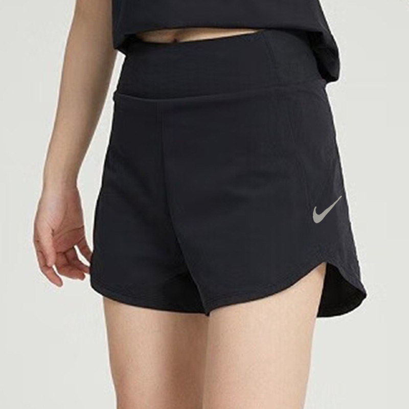 NIKE耐克短裤女裤秋季户外休闲裤宽松透气梭织运动裤DX6019-010