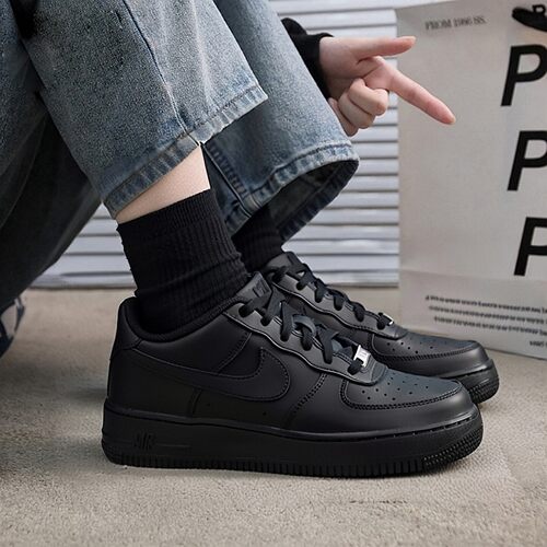 NIKE耐克大童鞋女鞋AIR FORCE 1空军一号运动休闲鞋DH2920-001