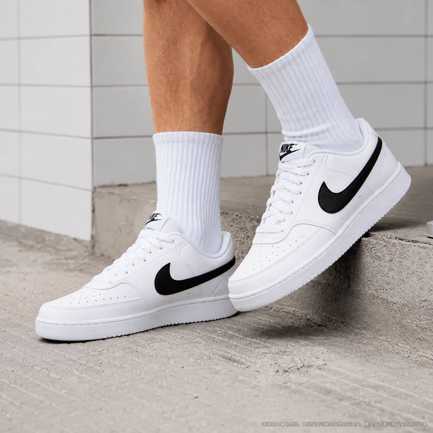NIKE耐克正品低帮板鞋男鞋低帮系带日常户外旅游休闲鞋透气运动鞋