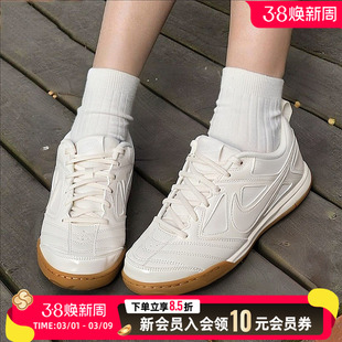 Nike耐克正品Gato LV8儿童鞋女鞋系带低帮白色运动鞋II7084-100