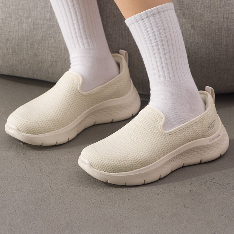 Skechers斯凯奇女鞋浅口鞋26新款休闲妈妈鞋软底厚底老人鞋124847,运动鞋new,运动休闲鞋,淘宝优惠券,粉丝福利购,淘宝优惠卷