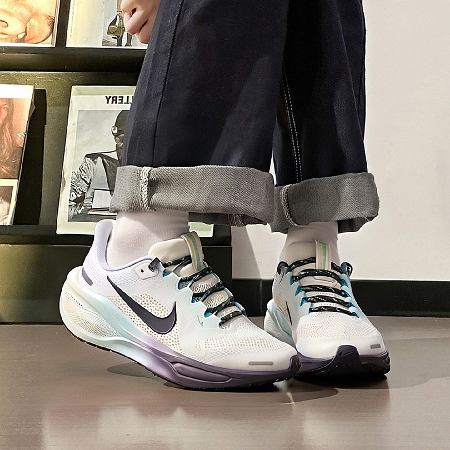 NIKE耐克官方正品女款跑步鞋2026春季新款大童厚底运动鞋 IM6703