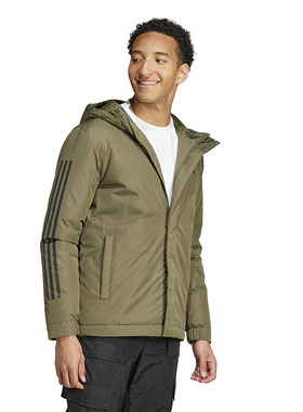 阿迪达斯连帽棉服外套男25冬季新款运动服户外保暖防风夹克IP2537