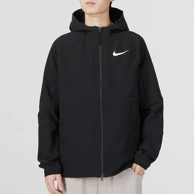 NIKE耐克运动外套男装26新款户外保暖连帽跑步休闲夹克DQ6594-010