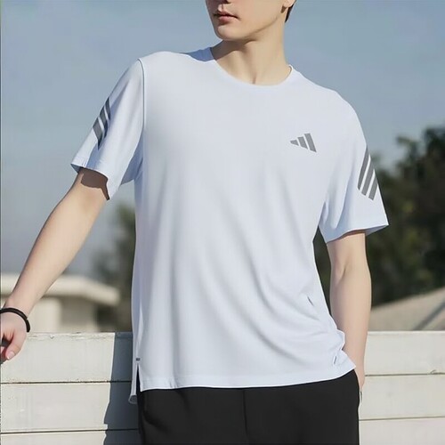 adidas阿迪达斯短袖男装2026秋季新款跑步运动休闲圆领T恤JZ7699