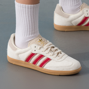 女鞋 25冬运动休闲鞋 SAMBA JS3935 阿迪达斯三叶草低帮德训鞋