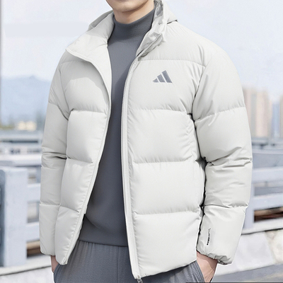 Adidas阿迪达斯官方正品男款休闲服2025冬季时尚保暖羽绒服KC2477