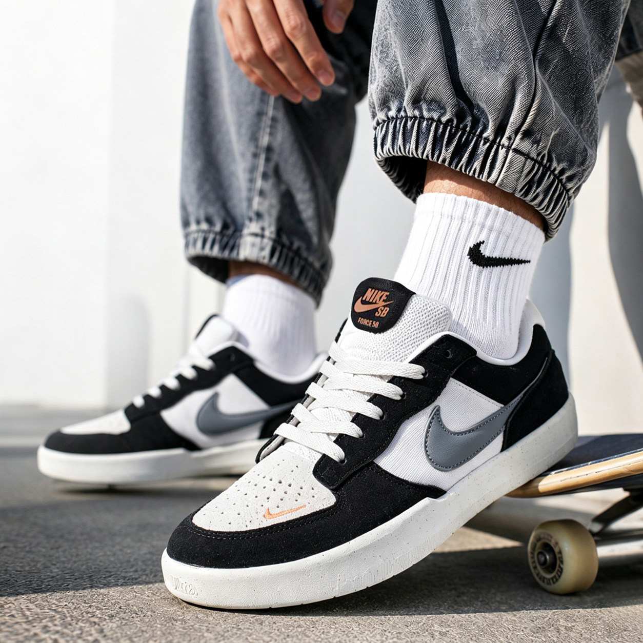 耐克NIKE男鞋 2026春季新款SB FORCE 58运动鞋复古潮流时尚低帮休