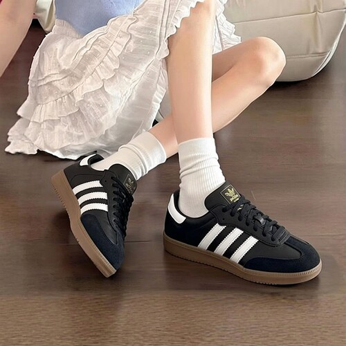 adidas阿迪达斯三叶草SAMBA男女低帮半袖复古休闲鞋运动鞋IF0641