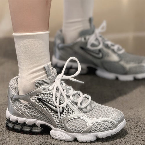 NIKE耐克银色休闲鞋男鞋26新款复古低帮低帮透气运动鞋CJ1288-001