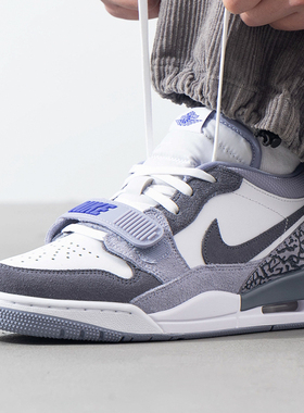 耐克篮球鞋男鞋2023春季新款AJ312低帮运动鞋休闲板鞋 CD7069-108