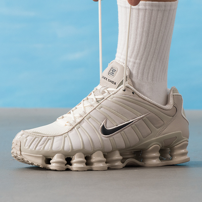 NIKE耐克男休闲鞋26新款Shox TL运动鞋健身缓震跑步鞋AV3595-201