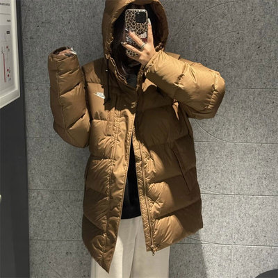 Nike耐克男女羽绒服夹克25冬新款刺绣保暖连帽运动外套IB2974-235