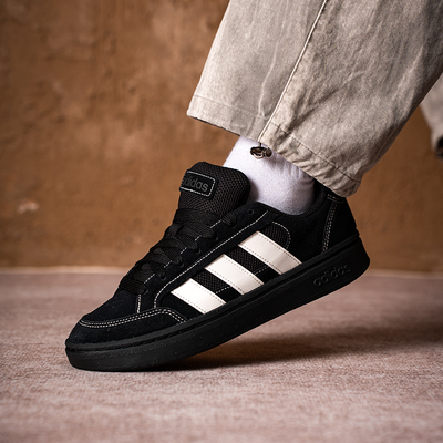 adidas阿迪达斯黑色休闲鞋男女鞋26新款GC ALPHA SK8运动鞋JR9819