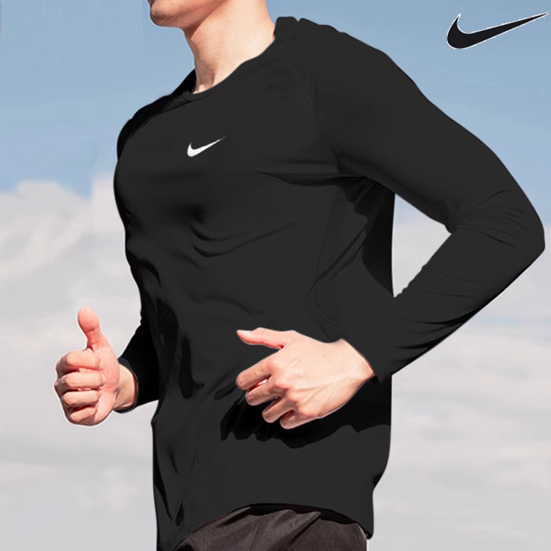 Nike耐克男装2025冬季新款运动训练健身衣跑步长袖T恤FB7920-010,运动服/休闲服装,运动T恤,淘宝优惠券,粉丝福利购,淘宝优惠卷