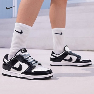 黑白熊猫 新款 DUNK LOW 100 NIKE耐克男子滑板鞋 HQ1965 2025冬季