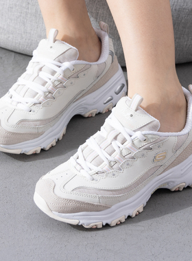 斯凯奇女鞋熊猫鞋2025冬季厚底老爹鞋透气缓震运动鞋休闲鞋 11936