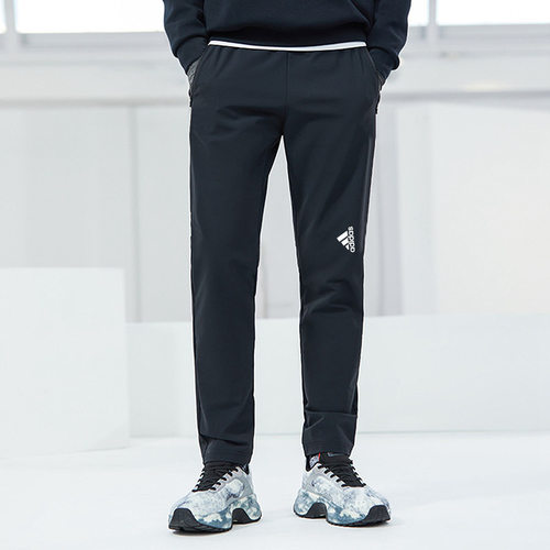 长裤阿迪达斯梭织跑步宽松