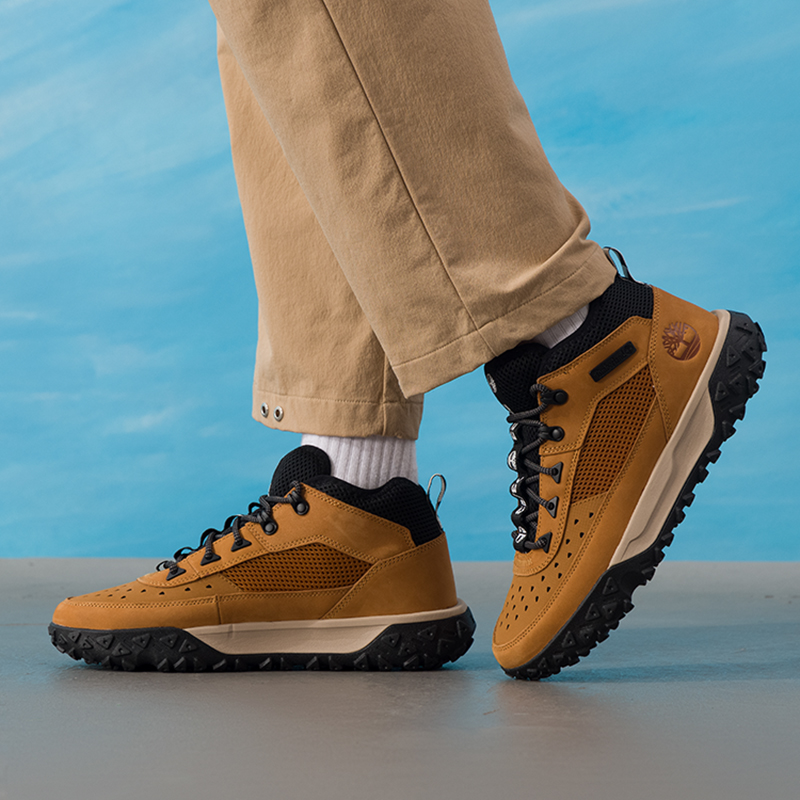 添柏岚（Timberland）徒步鞋男鞋25秋季新款户外运动休闲鞋中帮抓