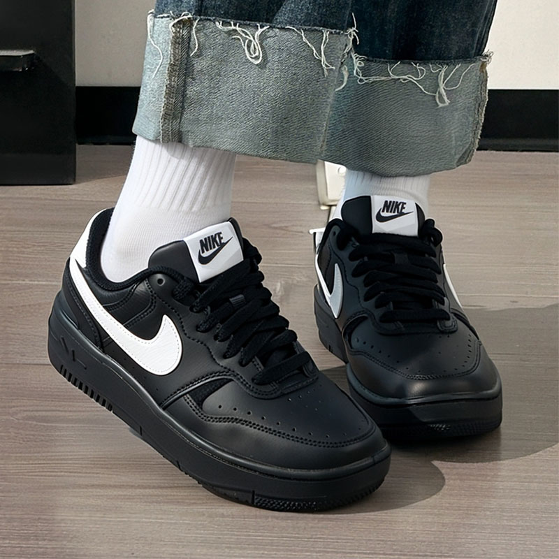 NIKE耐克官方板鞋女鞋25夏季新款Gamma黑白厚底运动休闲鞋FQ6476