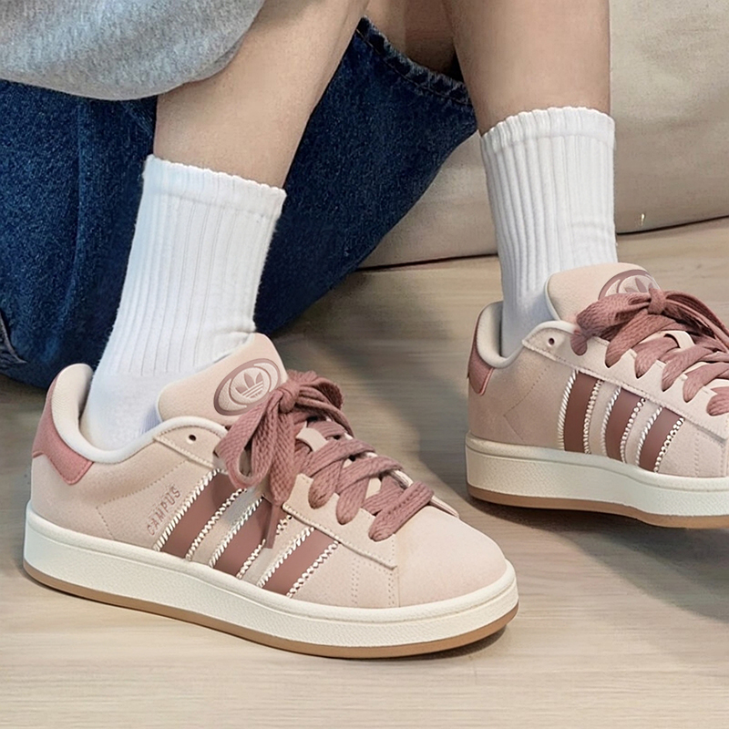 阿迪达斯三叶草女鞋秋冬面包鞋25新款厚底复古运动鞋休闲鞋JQ5804