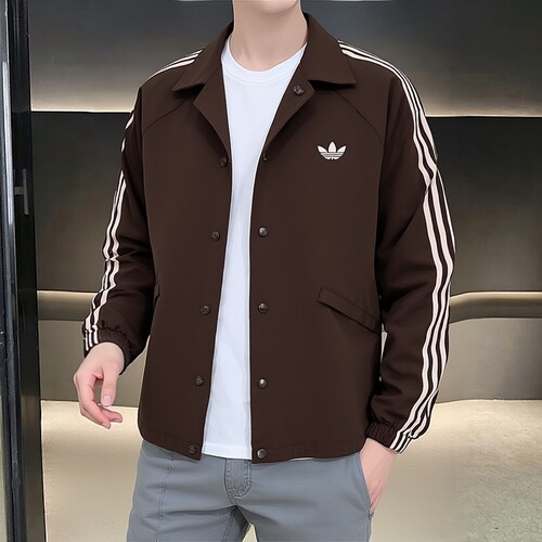 阿迪达斯三叶草外套男装梭织夹克上衣2026夏新款运动休闲服KE3595