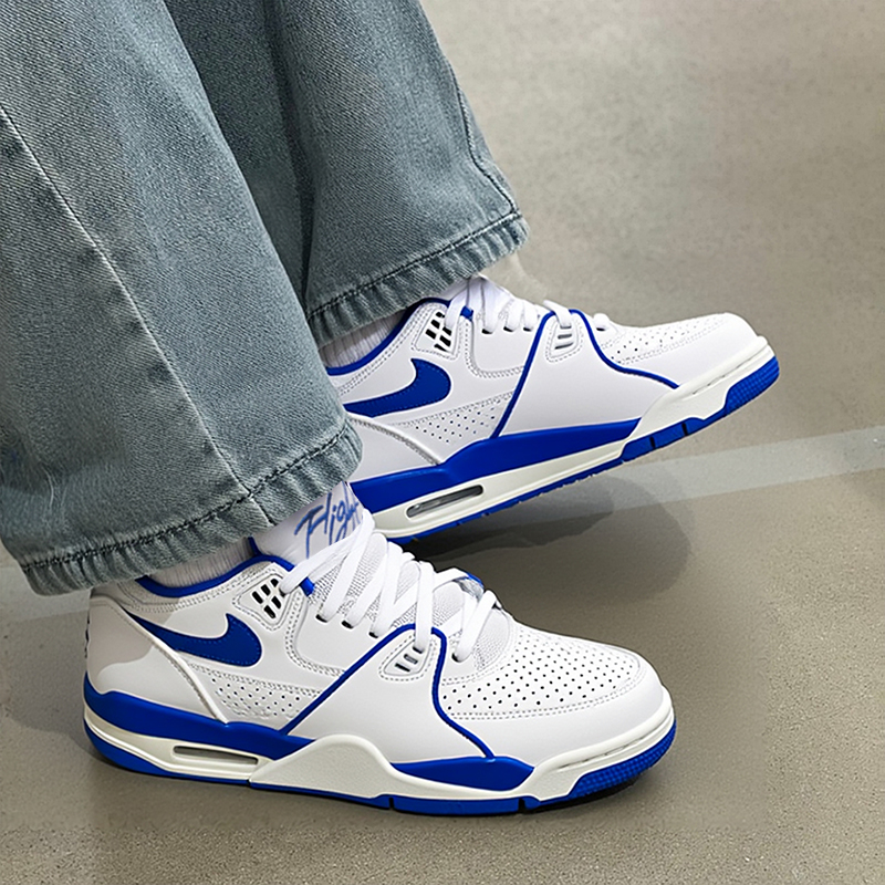 NIKE耐克休闲鞋男鞋2025新款运动鞋AIR FLIGHT 89气垫缓震篮球鞋