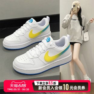 NIKE耐克女鞋2026新款夏COURT运动鞋休闲鞋大童鞋透气板鞋IR3997