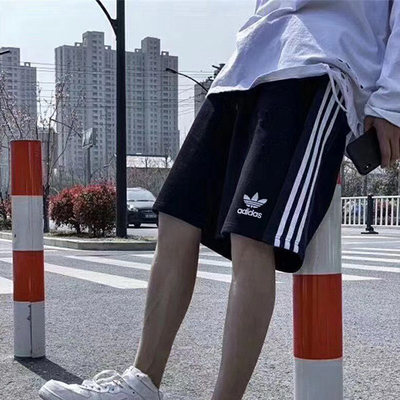 adidas阿迪达斯三叶草男裤宽松