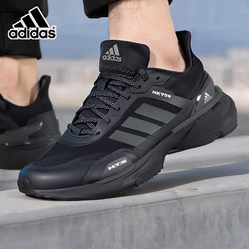 Adidas阿迪达斯男鞋黑武士休闲鞋2025冬季新款老爹鞋透气运动鞋