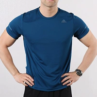 Áo sơ mi nam tay ngắn Adidas 2019 hè từ bi chạy bộ áo thun gió nửa tay áo thun nhanh khô - Áo phông thể thao áo thun anta