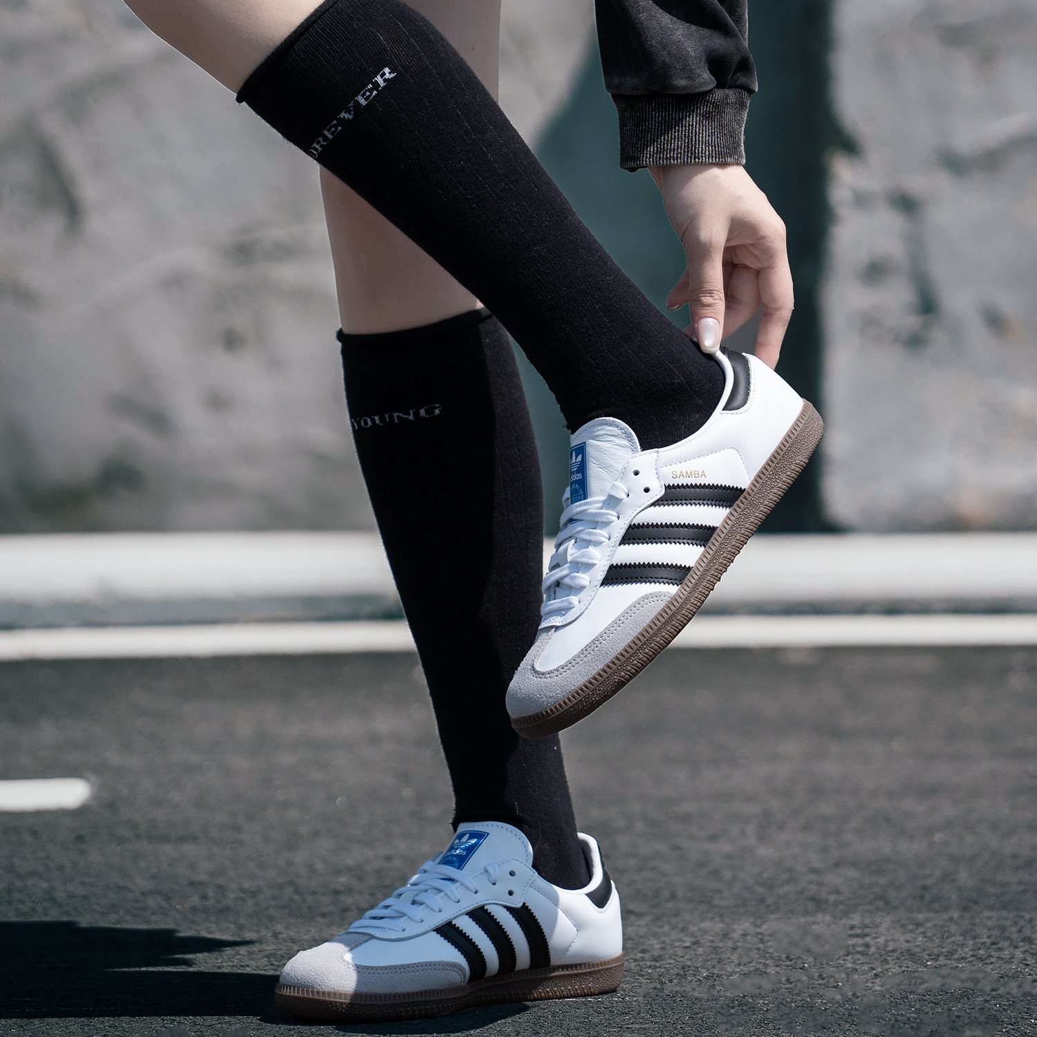 Adidas/阿迪达斯SAMBA OG 德训鞋男鞋女鞋25新款运动休闲鞋B75806