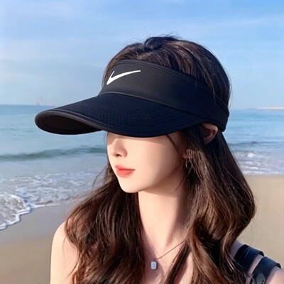 耐克大童遮阳帽2026新款夏季速干透气运动帽户外空顶帽FB5061-010