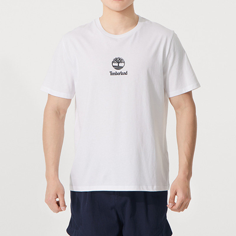 Timberland添柏岚男装短袖T恤25冬季新款户外运动服休闲透气A43C5