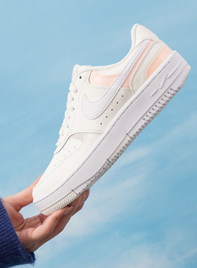 NIKE耐克女鞋GAMMA FORCE厚底运动休闲鞋低帮白色板鞋DX9176-120