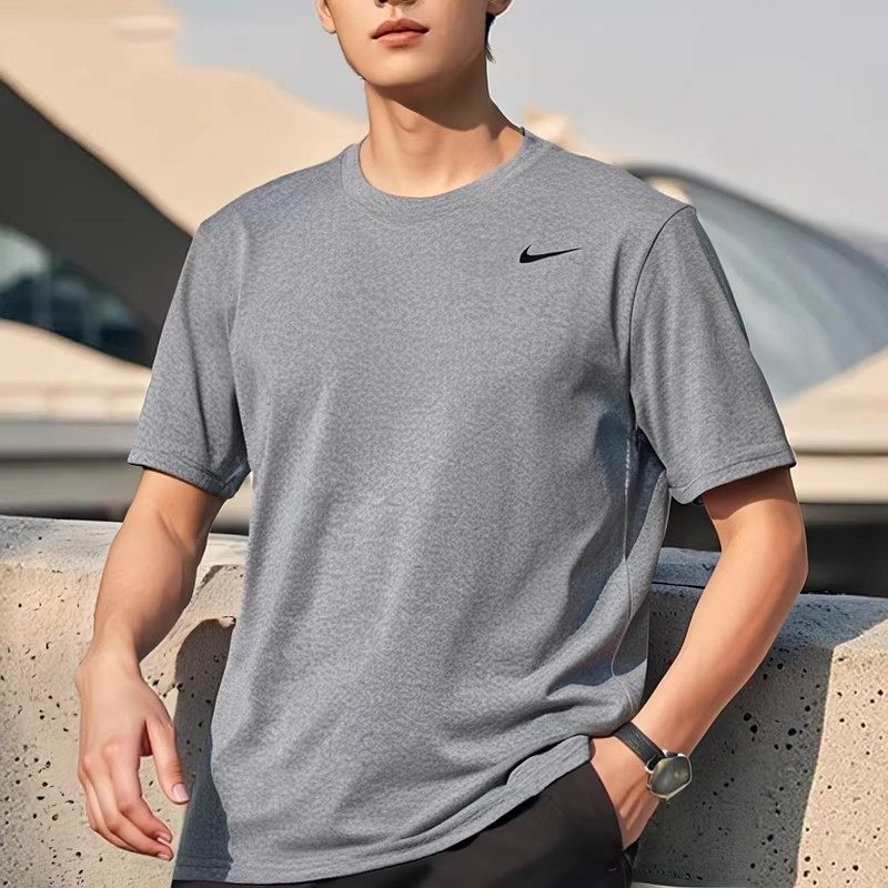 耐克男装灰色速干健身衣透气跑步短袖T恤圆领运动服上衣IB8898,运动服/休闲服装,运动T恤,淘宝优惠券,粉丝福利购,淘宝优惠卷