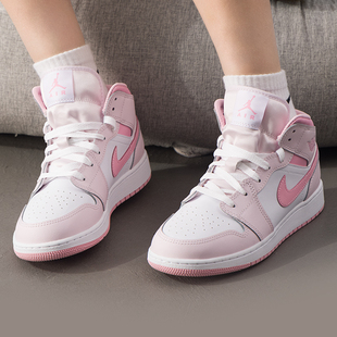 耐克（NIKE）学生青少年男女鞋 2026春季新款AJ1篮球鞋实战训练板