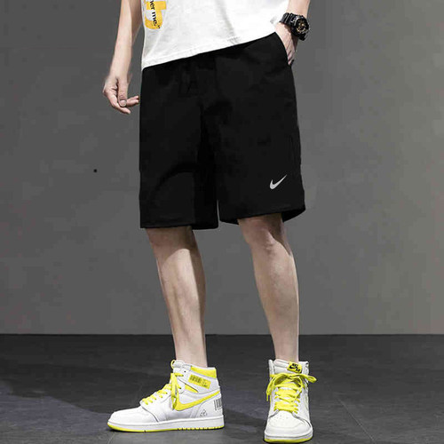 Nike耐旗舰店休闲男子运动训练裤透气五分裤跑步跑步短裤DV9345
