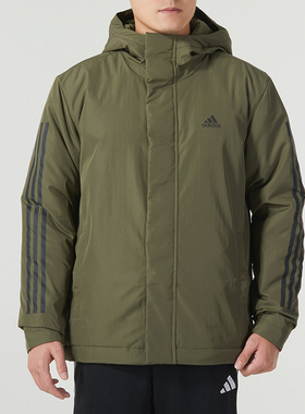 adidas阿迪达斯外套男冬季新款运动服户外防风衣保暖棉服 IP2535