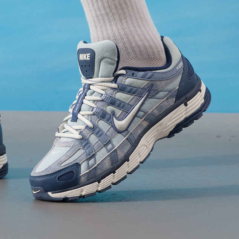 耐克（NIKE）男鞋 冬季新款P-6000 SE运动鞋复古老爹鞋缓震透气跑