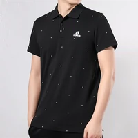 Adidas nam tay ngắn 2019 hè mới wave wave ve áo thể thao Áo phông thông thường áo sơ mi POLO DY8711 - Áo polo thể thao áo polo tay dài