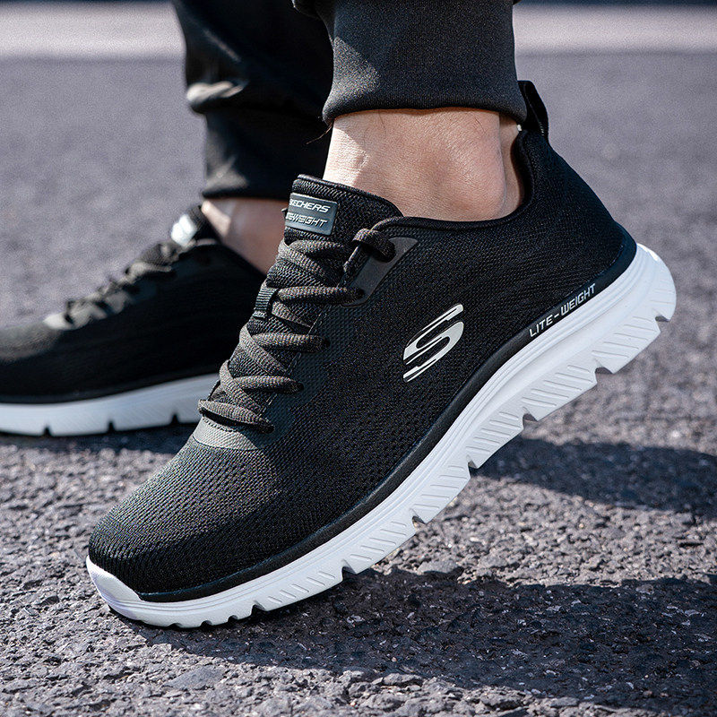 斯凯奇官方男鞋休闲鞋春季新款网面透气慢跑鞋正品男士软底运动鞋,运动鞋new,运动休闲鞋,淘宝优惠券,粉丝福利购,淘宝优惠卷